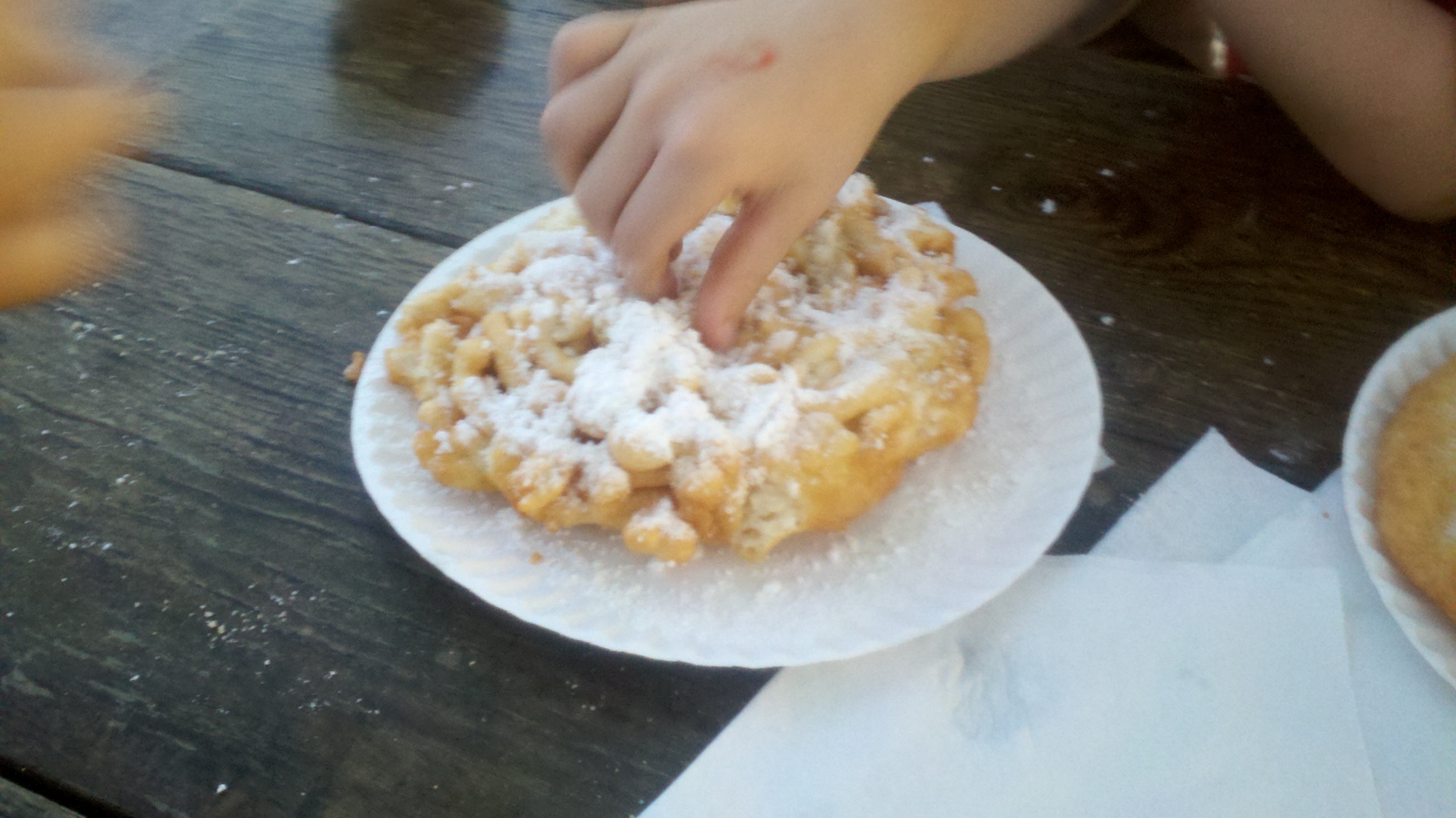 FC Eating the Funnel Cake